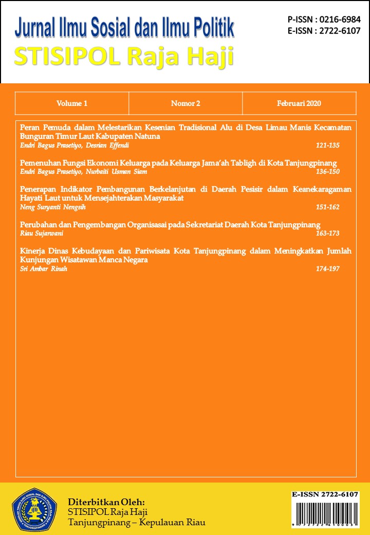 					View Vol. 1 No. 2 (2020): Jurnal Ilmu Sosial dan Ilmu Politik 
				